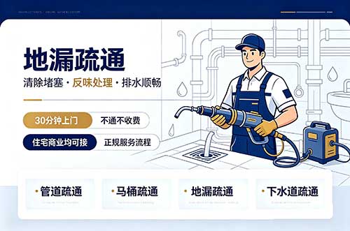 昌吉地漏疏通
