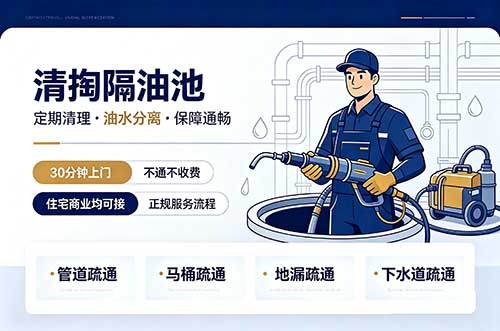 昌吉清掏隔油池